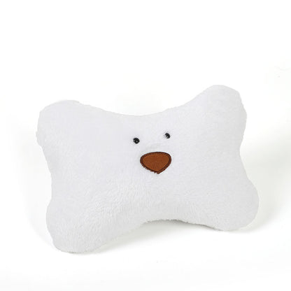 Vehicle Head Restraint Neck Protector Plush Cartoon